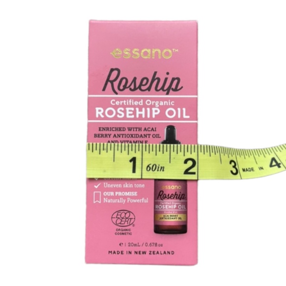 Essano Certified Organic Rosehip Oil 20 ml - New in Box  - Made in New Z… - Picture 6 of 7